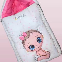 Baby Desire Baby Bed Cum Sleeping Bag | Newborn Carry Nest | Soft Cotton Bedding Sleeping Bag-image-1