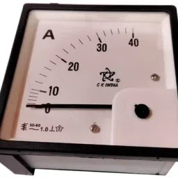96mm 40 Ampere Meter Fitted in Brass Nut and Volt (Analog) Ammeter-14