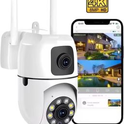 Bzrqx 1080P Full HD Dual Lens PTZ WiFi CCTV Camera Motion Alert Audio Outdoor Security Camera-image-89