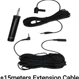 ELECTRET CONDENSER CARDIOID TIE PIN MICROPHONE With 15m Extension Cable TIE PIN MIC-23
