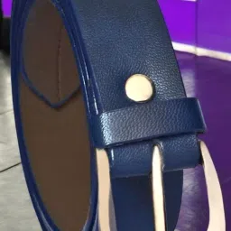 Women Formal Blue Artificial Leather Belt-image-67