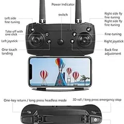tmwilla Foldable-RC-Quadcopter-Altitude-Hold-Headless-Mode-Hight-Hold-Color-quadcopter Drone image 3