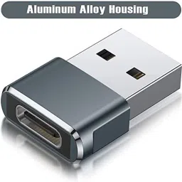 jihaan Grey USB Type C USB 3.1 C Female to USB Male Adapter Connector Converter Works Phone Converter-image-60