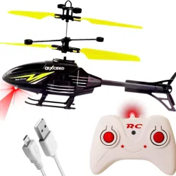 Remote Control Gravity Sensor Helicopter Toy metallic black for kids-image-102