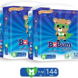 Super Pants Premium Diaper | Wetness Indicator | Medium | 144 Diapers - M-picture-0