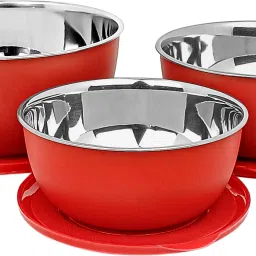 Pack of 3 Stainless Steel Dinner Set-image-58