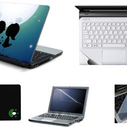 Mitram 5in1 Laptop Accessories Combo 15.6 Inch Chandni Ratein laptop Skins Stickers, Screen Guard, Key Guard, Mouse Pad and Palmrest Skin for HP-DELL-Lenovo-Asus-Acer Laptops || Notebooks Combo Set-image-27