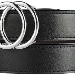 Women Casual, Evening, Formal, Party Black Genuine Leather, Canvas, Fabric, Metal Belt-image-22