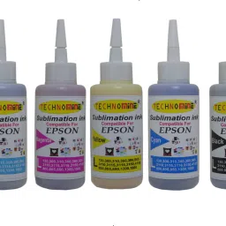 Technomine 300,1800,3110,3115,3116,4150. Black + Tri Color Combo Pack Ink Bottle-picture-23