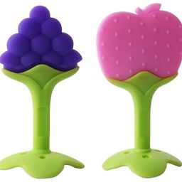 Fruit Shape Silicone Teether for Baby (Combo Saver Pack of 2) Teether-31