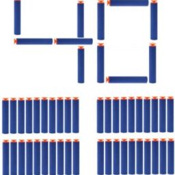 Suction Darts Compatible for Nerf Elite Blaster (Blue)_40pcs Darts & Plastic Bullets-image-38