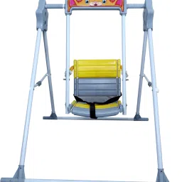 Garden Swing, Swing for School,Terrace, Garden, Adjustable Ropes Grey & Yellow-16