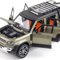 sr toys 1/24 Scale Land Rover New Defender 110 Die-cast Model Toy Car Sound Light-picture-24