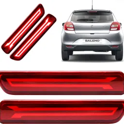 Maruti Baleno OEM all model reflector brake light rear bumber stylish accessory Car Reflector Light-image-84