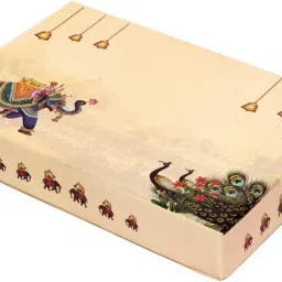 Sweet Packaging Box, Snacks Packing Box, Wedding Hamper (500 GRAMS SIZE) SET OF 5 BOXES Printed Party Box-image-34