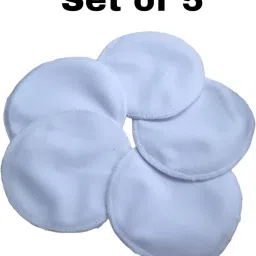 Reusable Washable Nursing Maternity Breast Pads | Absorbent Comfort Fit - 5 Pcs Nursing Breast Pad-image-27