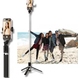 BSVR Perfect Design Selfie Stick with Light, Multi Purpose Use Bluetooth Remote_BS29 Bluetooth Selfie Stick-image-14