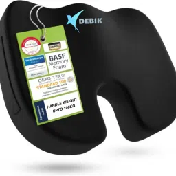 Orthopedic Coccyx Seat Cushion Memory Foam Sciatica Relief Hip Support Back / Lumbar Support-image-3