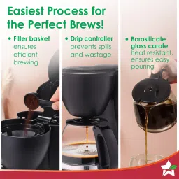 wonderchef Swift Brew 6 Cups Coffee Maker image 4