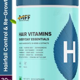Hair Vitamins + DHT blocker (36 Vitamins, Mineral & Herbs) Hair Regrowth 30 Nos-image-3