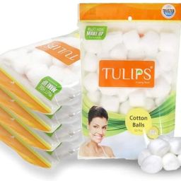Cotton Ball a Zip lock Bag For Face Cleaning & Nail Paint Remover (White) [50X2]-image-50