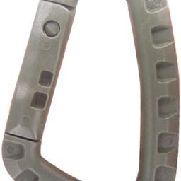 Mountaineering D Shape Buckle Snap Clip - Army Green - Pack of Two Locking Carabiner-image-84