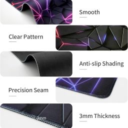 EASETENSIL Keyboard Mat, Mouse Pad Shortcut Keys Desk Mats for Office Mousepad image 4