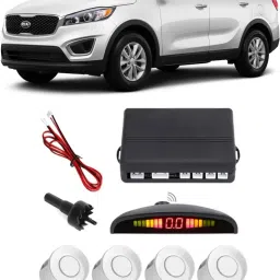GS238 Silver Car Reverse Parking Sensor with LED Display 4 Sensor G238 Parking Sensor-image-7
