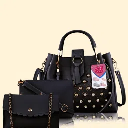 Women Black Messenger Bag - Extra Spacious-70