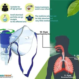 AMBITECH Compressor Nebulizer Machine Kit White (Made in India) Nebulizer image 5