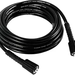 Pressure Washer Hose Pipe 15m For High Pressure Heavy Duty Black Molded Steel Pipe Suitable for Multiple Brands | Car Washer Pipe | Steel Braided Hose Pipe-image-19
