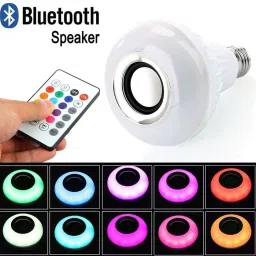 G2L Light LED Bulb Bluetooth Speaker With RGB Light and Remote Control 5 W Bluetooth Home Audio Speaker image 2