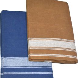 TUNI MANI Plain 2.0meter Single Dhoti Men Dhoti-image-63