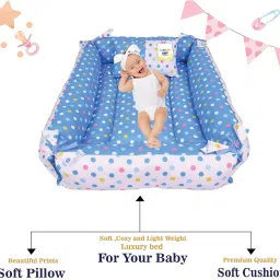 toddylon New Born Baby Luxury reversible Bedding Set With Mosquito Net And Pillow Standard Crib image 4