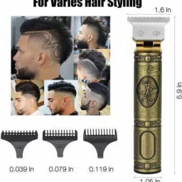 UZAN Professional 799 Golden Rechargeable Golden Trimmer Beard Trimmer M41 Shaver For Men, Women-image-10