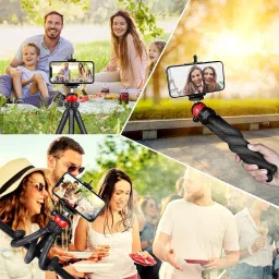Speeqo Octopus Tripod Foldable Flexible Tripod gorilla tripod Stand Universal Holder Monopod Kit, Tripod Clamp, Tripod Ball Head, Tripod, Tripod Ball Head image 4