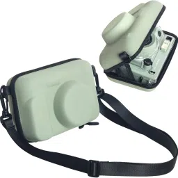 Zikkon Protective Universal Wide Hard Shell Carrying Case with Removable Adjustable Strap Fuji Instax Wide 400/300/210/ InstantCamera Bag-image-0