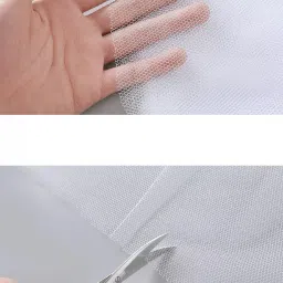 smiker New Indoor Mesh Insect Mosquito Window Net (Pack of 3- White) Insect Net image 4