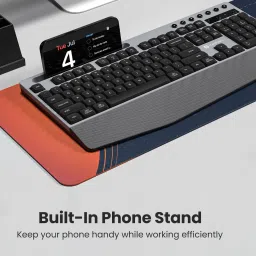 Portronics Key10 Combo Wireless Keyboard & Mouse, Wrist Rest, Media Hotkeys, USB Receiver, Wireless Handheld Laptop Keyboard Compatible with Desktop, Laptop, Mac image 2