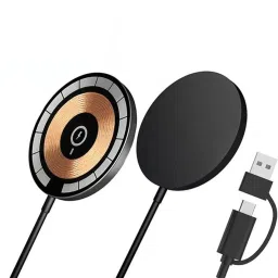 Muvit 15W MagSafe Wireless Charger Transparent Fast Charger For iPhone 14 /13 /12 Charging Pad-picture-26