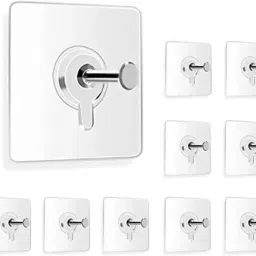 (PACK OF 10)Multipurpose use bathroom and kitchen storage hook 1.266 Hook 1-image-59