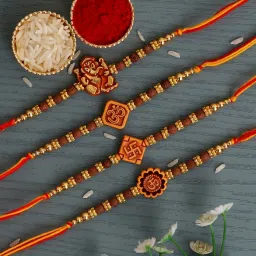 Designer D1194 Assorted Chawal Roli Pack, RakhiSet-22