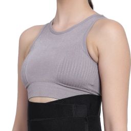 Lumbar Sacral (LS) Waist Belt for Men/Women Back Pain Relief, Slip-Disc (BLACK) Back / Lumbar Support-23