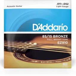 Acoustic Bronze Acoustic Guitar Strings_{.011-.052_Light Gauge}85/15 FULL BRIGHT TONE Guitar String-36