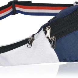 SHAMRIZ BLUE-WHT Boys and Girls Travel Waist Pouch for all essential-image-36