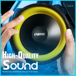 carzex 8 Inch 80W RMS 4 ohm Full Range Audio Speaker Hi Fi 400W Peak Power Audio Car Speaker for Enclosure, Home Theater, Replacement & DIY Projects Component Car Speaker image 4