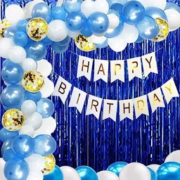party midlinkerz Printed Happy Birthday Decoration kit Combo - 39 Pcs for Birthday Decor-picture-48