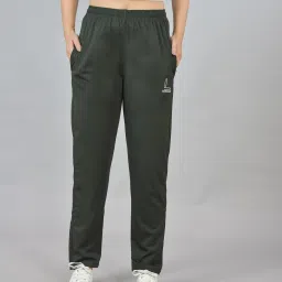 Women Solid Green Track Pants-image-84
