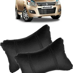 Black Leatherite Car Pillow Cushion for Universal For Car-image-76