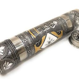 ROXA Safety Incense Stick Storage Container / Agarbatti Storage Box Steel Incense Holder-image-32